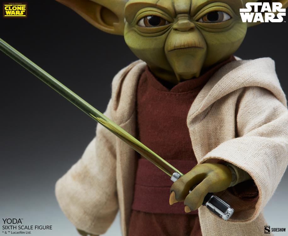 Star Wars: The Clone Wars Yoda 1/6 Scale Figure Gallery Image 12