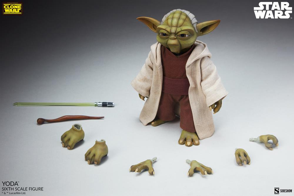 Star Wars: The Clone Wars Yoda 1/6 Scale Figure Gallery Image 14