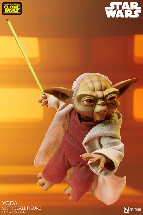 Star Wars: The Clone Wars Yoda 1/6 Scale Figure Gallery Image 5