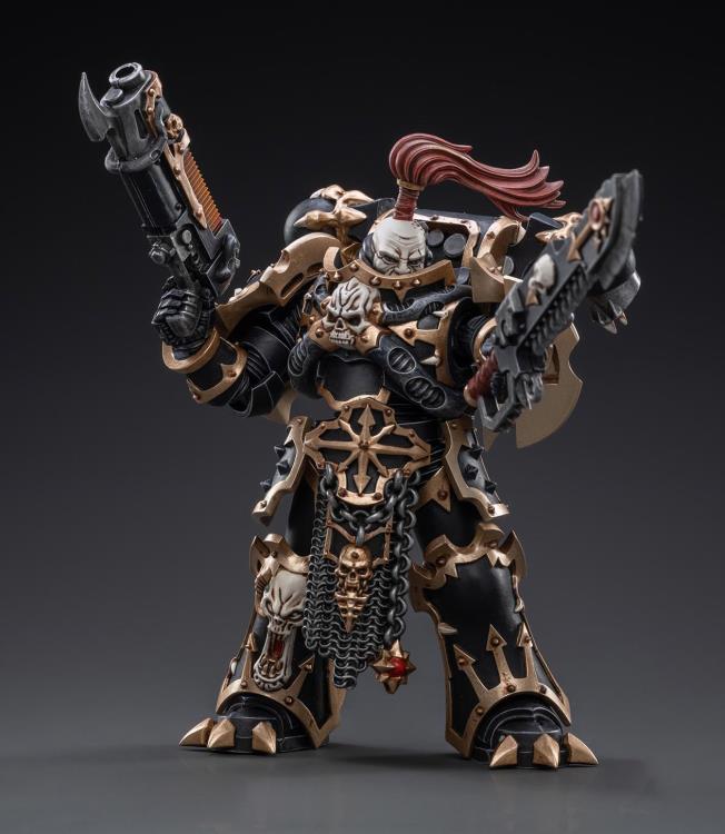Warhammer 40K Black Legion Havocs Champion Brother Slael 1/18 Scale Figure Gallery Image 6