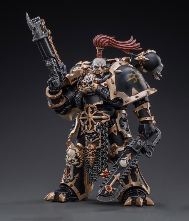 Warhammer 40K Black Legion Havocs Champion Brother Slael 1/18 Scale Figure Gallery Image 3