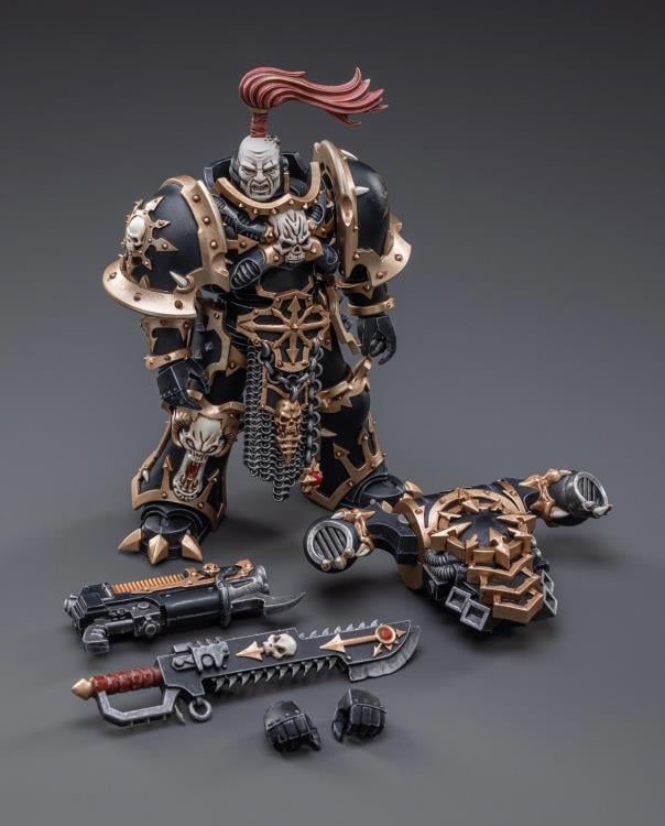 Warhammer 40K Black Legion Havocs Champion Brother Slael 1/18 Scale Figure Gallery Image 7