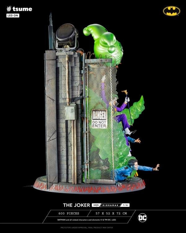 DC Comics HQS Dioramax The Joker 1/6 Scale Limited Edition Statue Gallery Image 6