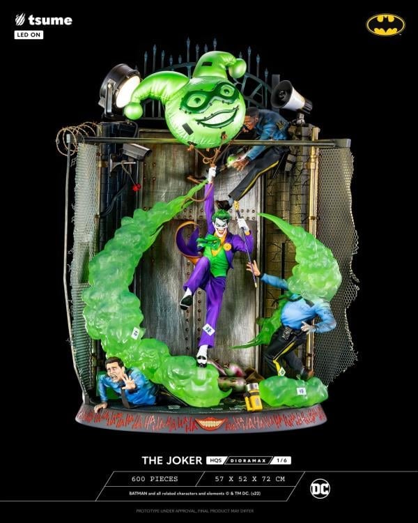 DC Comics HQS Dioramax The Joker 1/6 Scale Limited Edition Statue Gallery Image 5