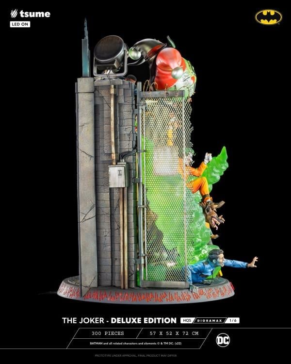 DC Comics HQS Dioramax The Joker Deluxe 1/6 Scale Limited Edition Statue Gallery Image 11