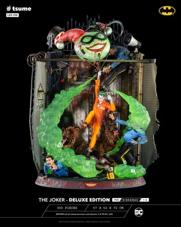 DC Comics HQS Dioramax The Joker Deluxe 1/6 Scale Limited Edition Statue Gallery Image 5