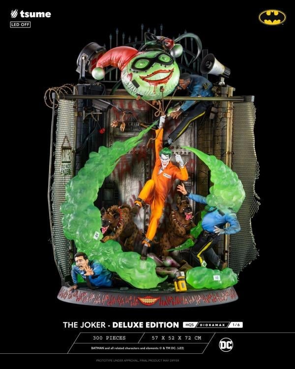 DC Comics HQS Dioramax The Joker Deluxe 1/6 Scale Limited Edition Statue Gallery Image 13