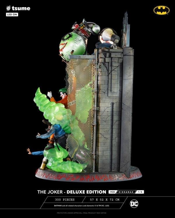 DC Comics HQS Dioramax The Joker Deluxe 1/6 Scale Limited Edition Statue Gallery Image 7