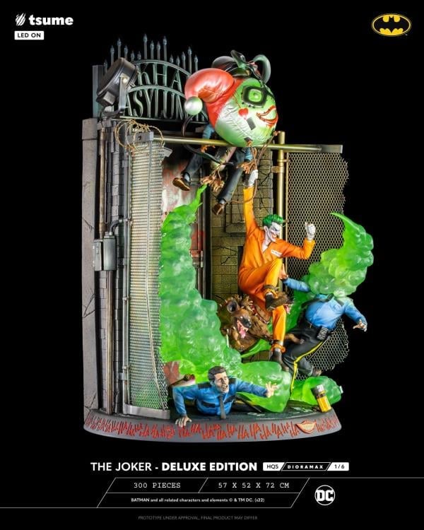 DC Comics HQS Dioramax The Joker Deluxe 1/6 Scale Limited Edition Statue Gallery Image 12