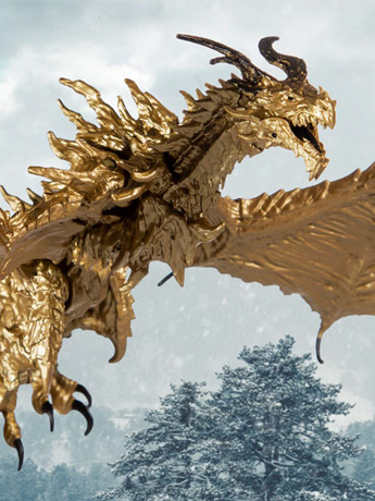 The Elder Scrolls V: Skyrim 10th Anniversary Alduin (Gold Ver.) Limited Edition Figure Gallery Image 2