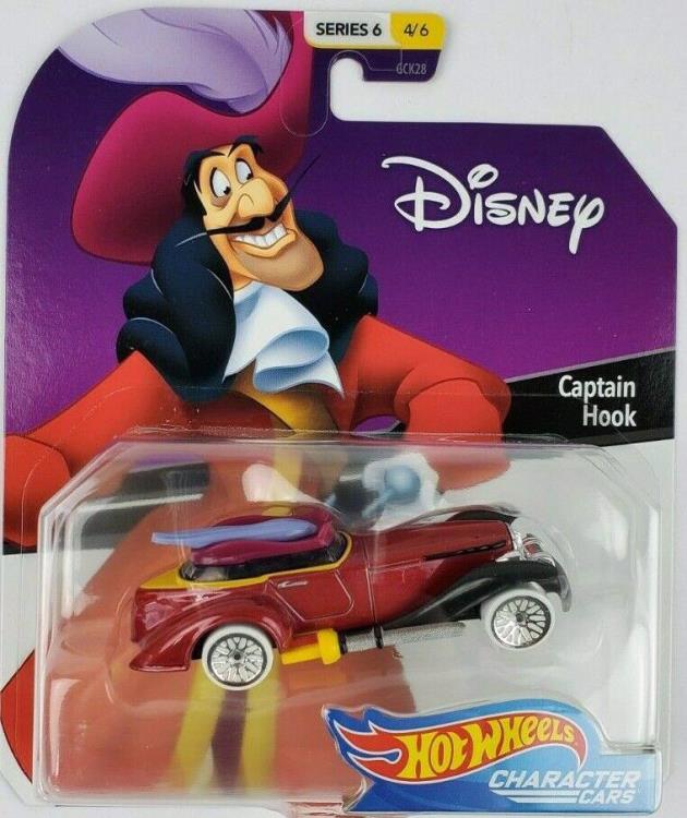 Disney Hot Wheels Character Cars Captain Hook Gallery Image 3