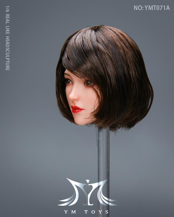 Female Head Sculpt 1/6 Scale Accessory (YMT071A) Gallery Image 5