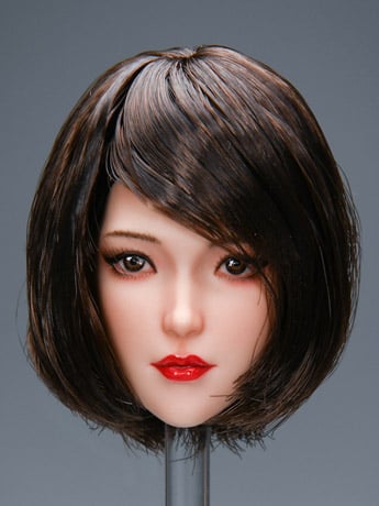 Female Head Sculpt 1/6 Scale Accessory (YMT071A) Gallery Image 2