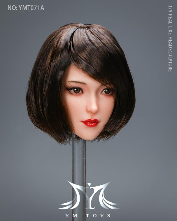 Female Head Sculpt 1/6 Scale Accessory (YMT071A) Gallery Image 4