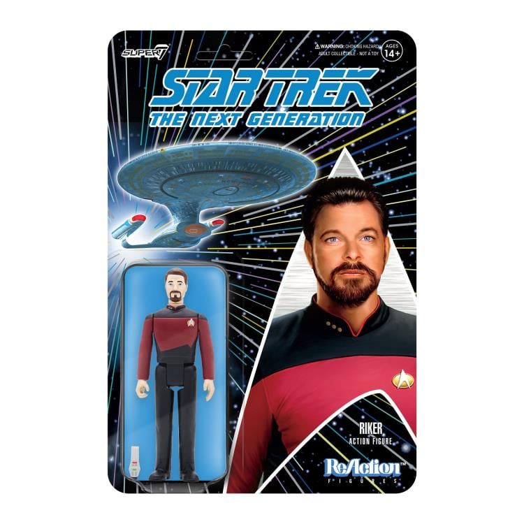 Star Trek: The Next Generation ReAction Commander Riker Figure Gallery Image 4