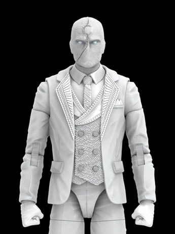Moon Knight Marvel Legends Mr. Knight Action Figure (Infinity Ultron BAF) Gallery Image 2