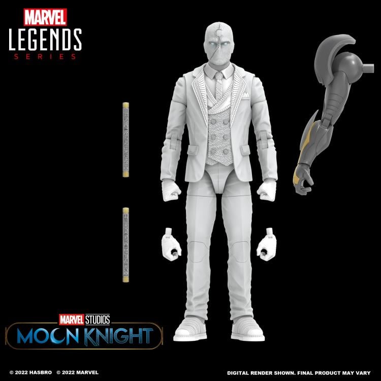 Moon Knight Marvel Legends Mr. Knight Action Figure (Infinity Ultron BAF) Gallery Image 3