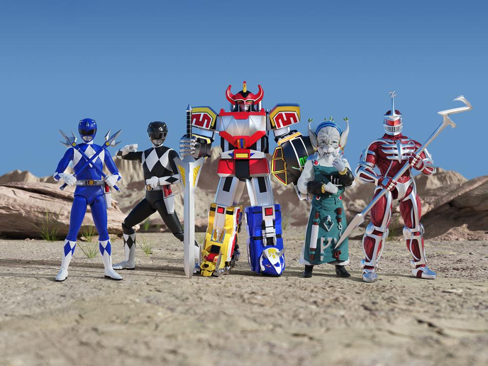 Mighty Morphin Power Rangers ULTIMATES! Wave 3 Set of 5 Action Figures and Throne Gallery Image 3