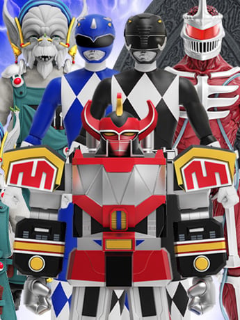 Mighty Morphin Power Rangers ULTIMATES! Wave 3 Set of 5 Action Figures and Throne Gallery Image 2