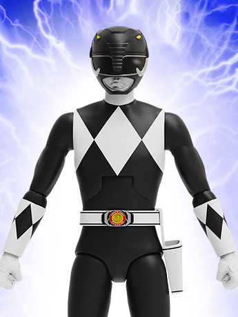 Mighty Morphin Power Rangers ULTIMATES! Black Ranger Action Figure Gallery Image 2