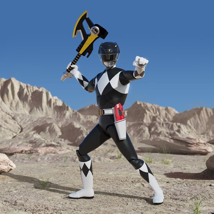 Mighty Morphin Power Rangers ULTIMATES! Black Ranger Action Figure Gallery Image 3