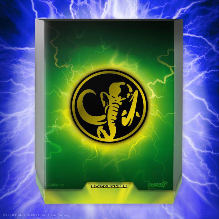 Mighty Morphin Power Rangers ULTIMATES! Black Ranger Action Figure Gallery Image 6