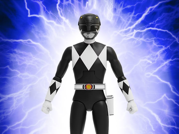 Mighty Morphin Power Rangers ULTIMATES! Black Ranger Action Figure Gallery Image 1