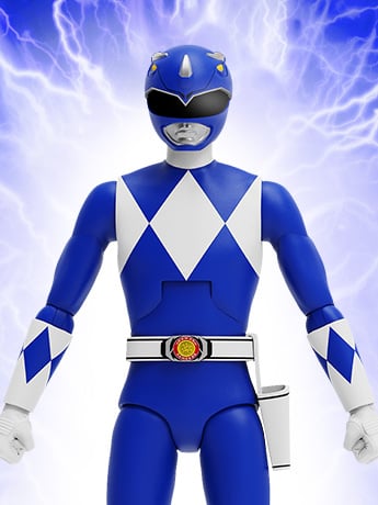 Mighty Morphin Power Rangers ULTIMATES! Blue Ranger Action Figure Gallery Image 2