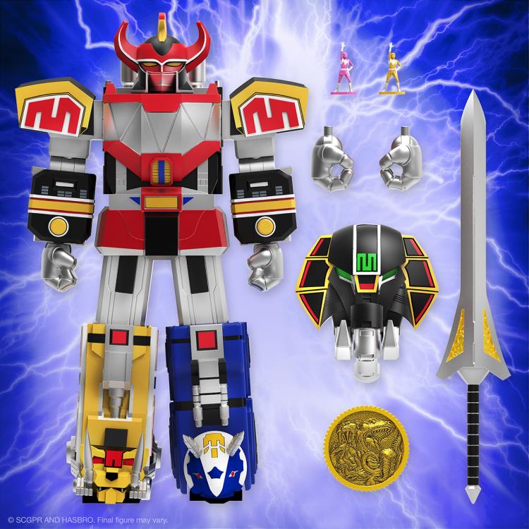 Mighty Morphin Power Rangers ULTIMATES! Dino Megazord Action Figure Gallery Image 4