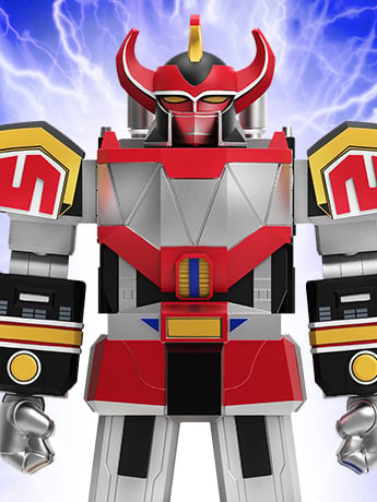 Mighty Morphin Power Rangers ULTIMATES! Dino Megazord Action Figure Gallery Image 2