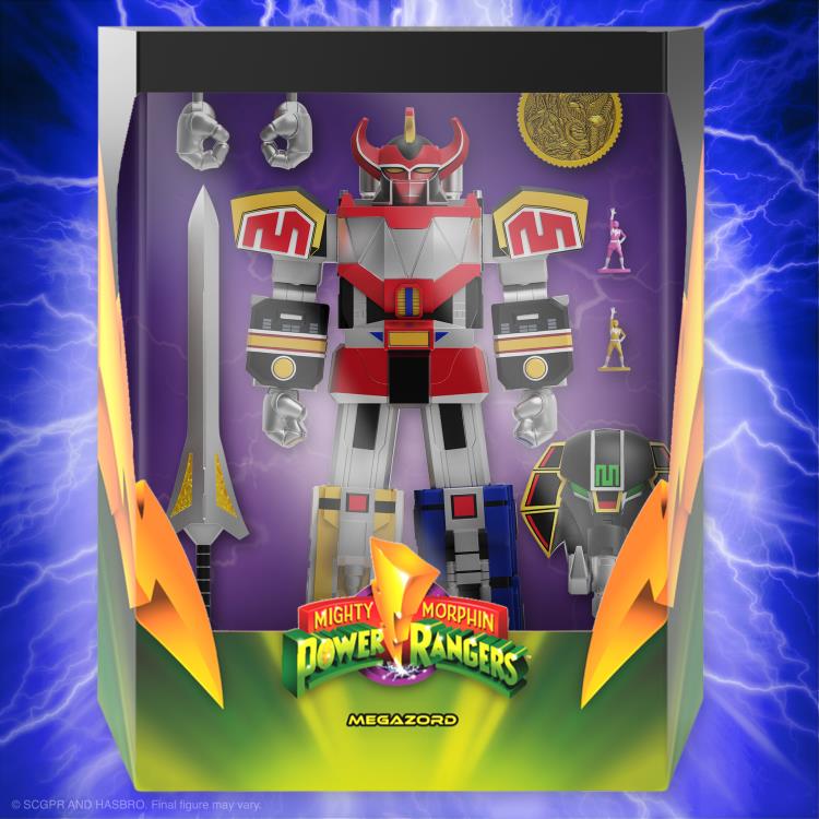 Mighty Morphin Power Rangers ULTIMATES! Dino Megazord Action Figure Gallery Image 5