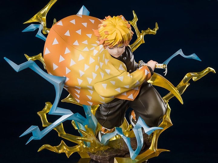 Demon Slayer: Kimetsu no Yaiba FiguartsZERO Zenitsu Agatsuma (Thunder Flash Ver.) Gallery Image 1