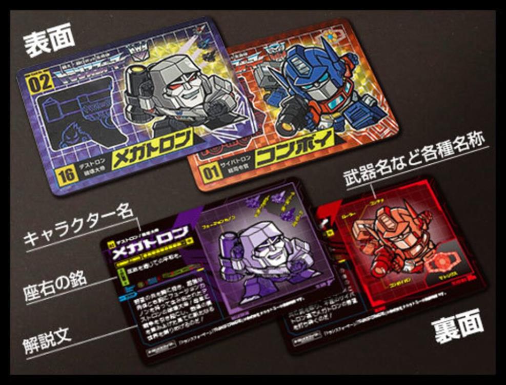 Transformers No.01 G1 Optimus Prime & No.02 G1 Megatron Set of 2 Limited Edition Character Cards Gallery Image 3