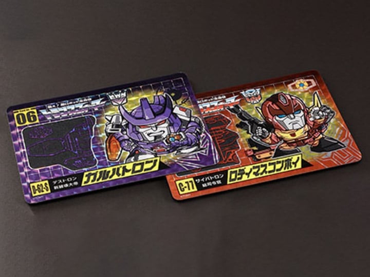 Transformers No.05 Rodimus Prime & No.06 Galvatron Set of 2 Limited Edition Character Cards Gallery Image 1