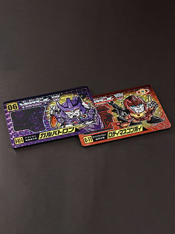 Transformers No.05 Rodimus Prime & No.06 Galvatron Set of 2 Limited Edition Character Cards Gallery Image 2