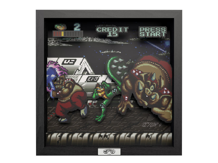 Battletoads Big Bad Boot Pixel Frame (9x9) Gallery Image 1