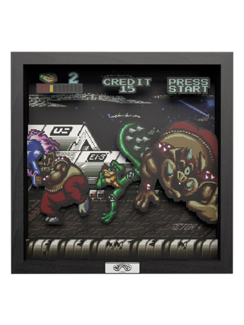 Battletoads Big Bad Boot Pixel Frame (9x9) Gallery Image 2