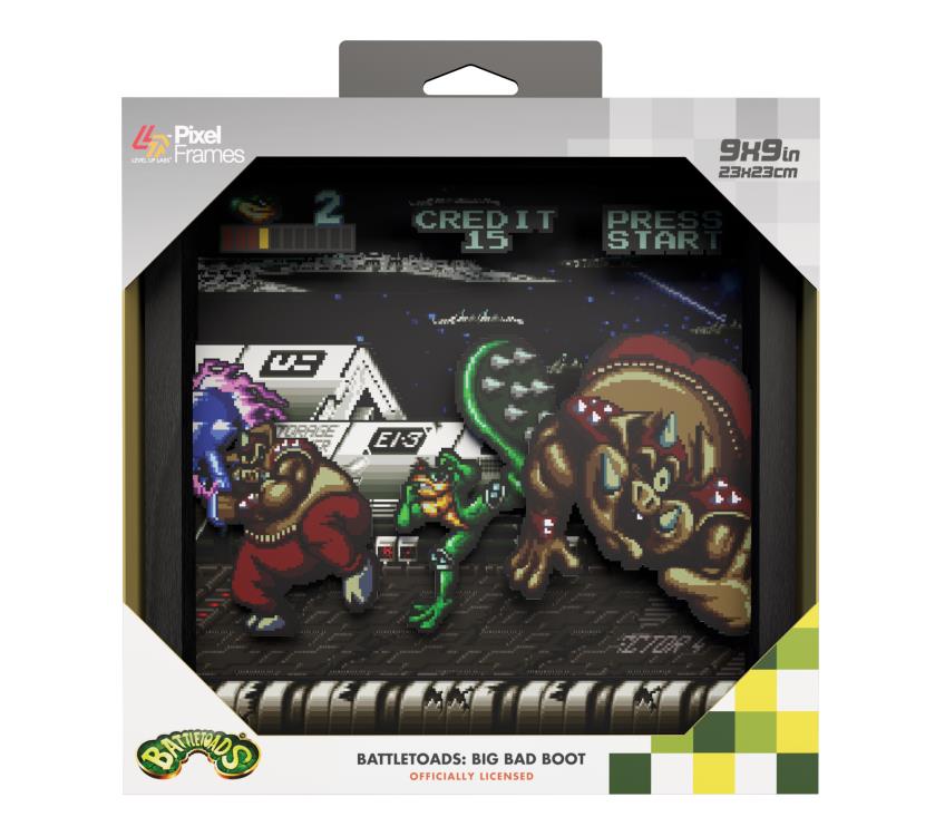 Battletoads Big Bad Boot Pixel Frame (9x9) Gallery Image 6