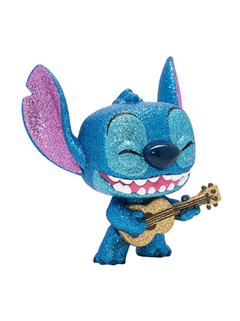 Pop! Disney: Lilo & Stitch - Stitch with Ukulele (Diamond Glitter) Exclusive Gallery Image 2
