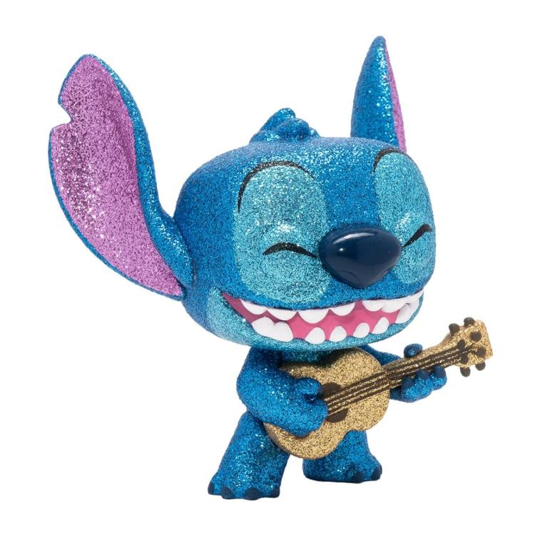 Pop! Disney: Lilo & Stitch - Stitch with Ukulele (Diamond Glitter) Exclusive Gallery Image 4