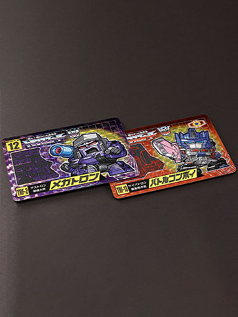 Transformers No.11 G2 Convoy Optimus & No.12 G2 Megatron Set of 2 Limited Edition Character Cards Gallery Image 2