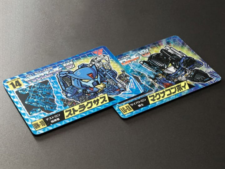 Transformers No.13 Magna Convoy & No.14 Straxus Set of 2 Limited Edition Character Cards Gallery Image 1