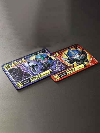 Transformers Beast Wars No.15 Optimus Primal & No.16 Megatron Set of 2 Limited Edition Character Cards Gallery Image 2