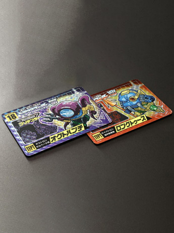 Transformers No.17 Longtooth & No.18 Octopunch Set of 2 Limited Edition Character Cards Gallery Image 2