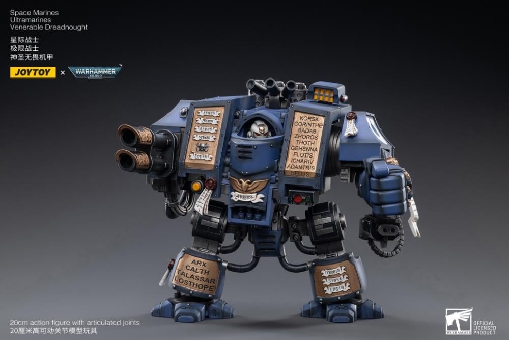 Warhammer 40K Ultramarines Venerable Dreadnought 1/18 Scale Figure Gallery Image 3