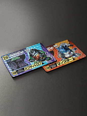 Transformers No.19 Jazz & No.20 Banzai-Tron Set of 2 Limited Edition Character Cards Gallery Image 2