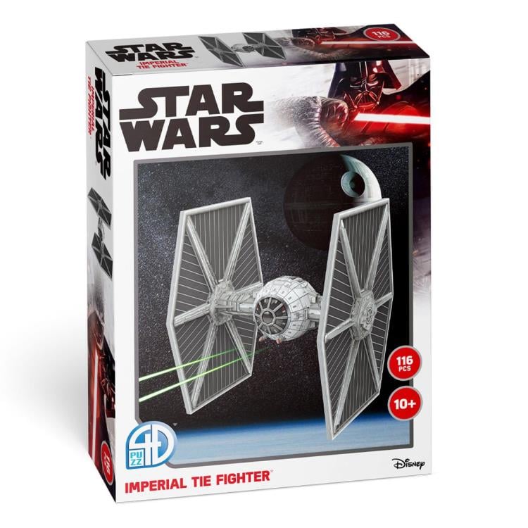 Star Wars Imperial TIE Fighter 116-Piece 3D Model Kit Gallery Image 8