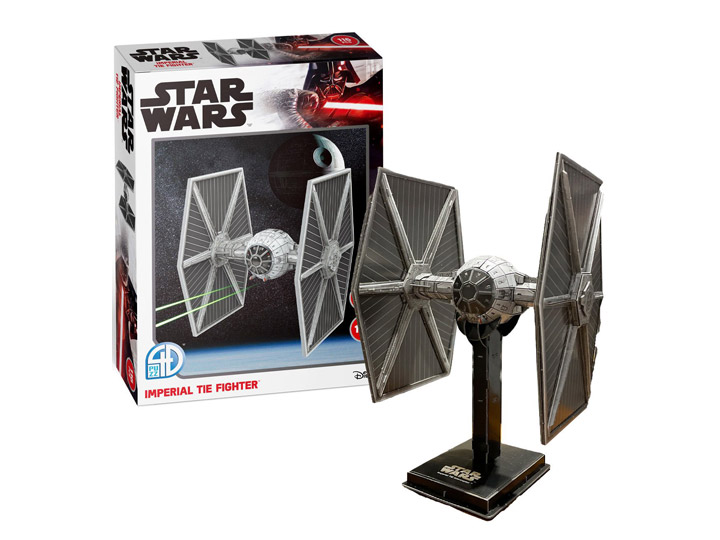 Star Wars Imperial TIE Fighter 116-Piece 3D Model Kit Gallery Image 1