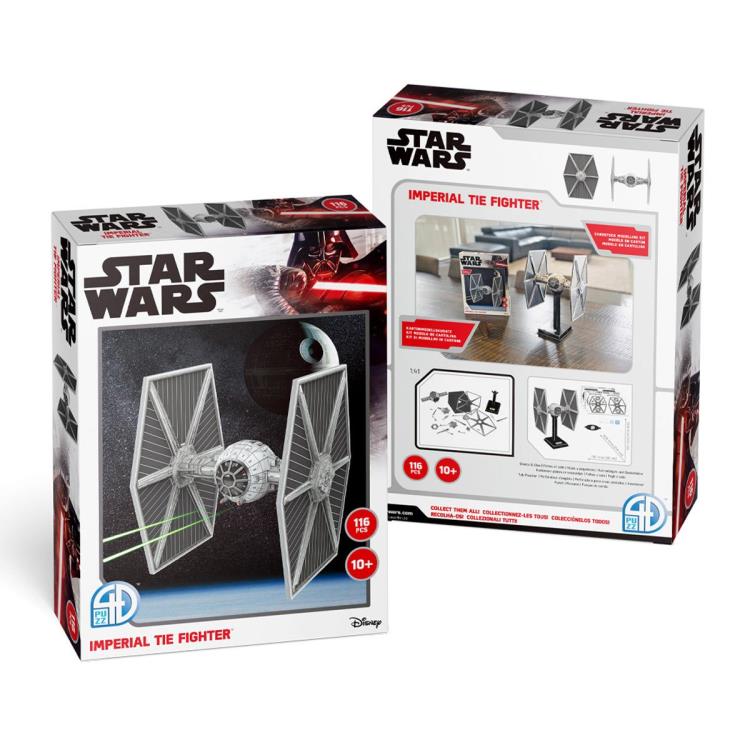 Star Wars Imperial TIE Fighter 116-Piece 3D Model Kit Gallery Image 9