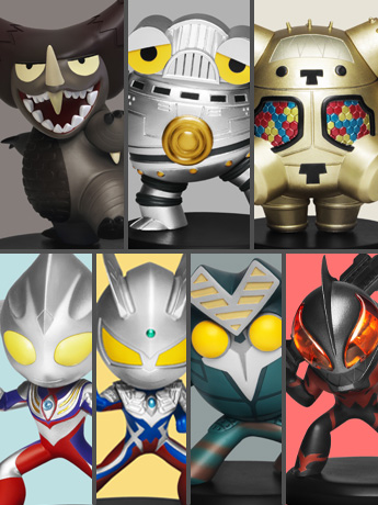 Ultraman Series & Gurihru Mini Egg Attack MEA-042 Box of 6 Random Mini Figures Gallery Image 2